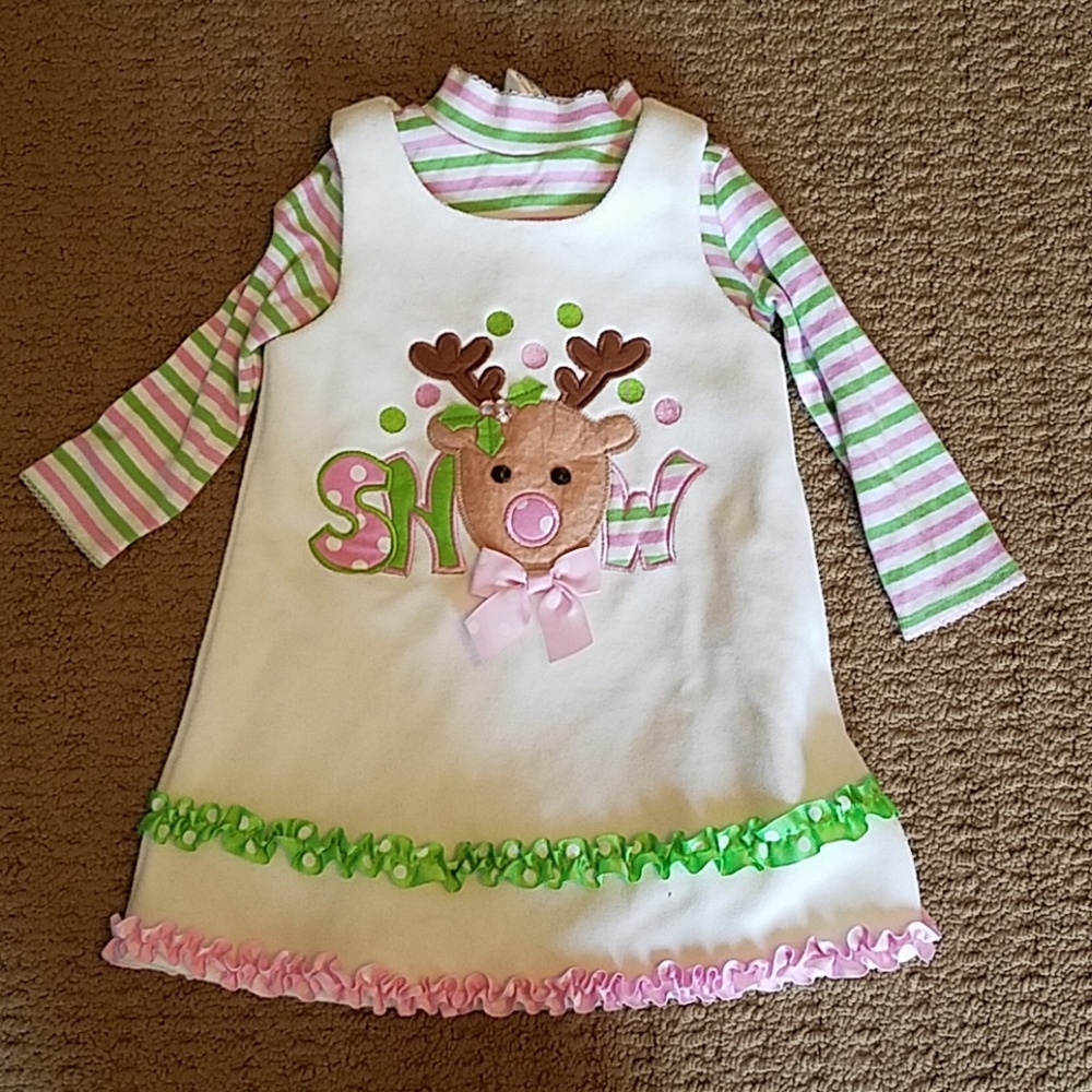 Reindeer christmas dress
